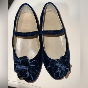 Velvet NAVY blue toddler Mary-James